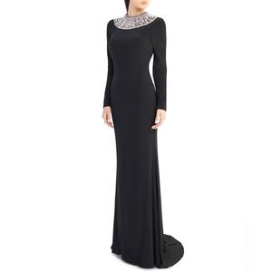 Womens Embellished Formal Evening Dress